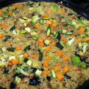 Arroz vegetariano