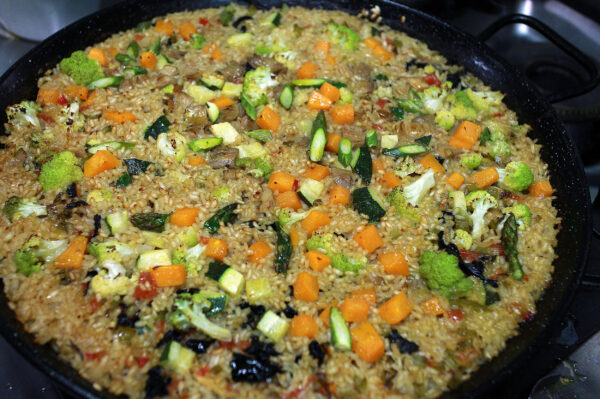 Arroz vegetariano